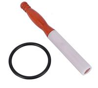 Stylebest Maglio per Campane Tibetane, Asta in Gomma con Manico in Legno per Campane Tibetane, Accessori per il Relax, 9,5 Cm, 1 Pezzo