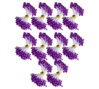 Stylebest Materiale Stame Artificiale Viola da 900 Pezzi per Composizioni Floreali e Decorazioni Fatte a Mano (zm（#22）)