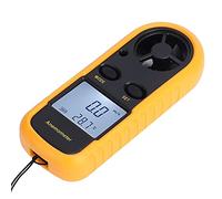 Stylebest Mini Anemometro Digitale Portatile, Misuratore di velocità del Portatile per Uso Esterno, Struttura Compatta in ABS, Misurazione della Temperatura 1 X