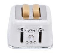 Stylebest Mini Macchina per il Pane, Vivido e Delicato Accessorio per Casa delle Bambole per Scene in Miniatura in Scala 1:12, Plastica e Lega di Alta qualità, Set di 2