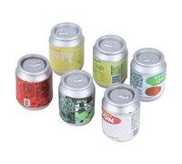 Stylebest Mini Modello Divertente di Lattine di Birra per Casa delle Bambole per Divertimento e Realismo Nelle Case delle Bambole, Resina, Set di 18