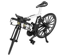 Stylebest Mini Modello in Lega di Mountain Bike con, Design Divertente e Realistico, Perfetto per la Decorazione della Scrivania e il Gioco dei Bambini, per Tutte le età (Bianca)