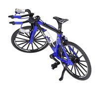 Stylebest Mini Modello in Lega di Mountain Bike con, Design Divertente e Realistico, Perfetto per la Decorazione della Scrivania e il Gioco dei Bambini, per Tutte le età (Blu)