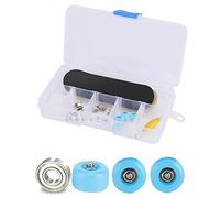 Stylebest Mini Tastiera, Giocattolo per Skateboard con per Assemblaggio | Skateboard Giocattolo da 3,9 Pollici, Tavola in Acero a 5 Strati, Camion in Lega di Nichel, Nastro Adesivo in PU, Ruote con