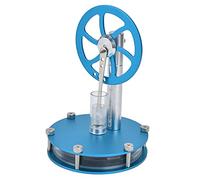 Stylebest Modello di Mini Motore Stirling Engine, Motore Ad Aria Calda Educativo per Progetti Scientifici, Design in Alluminio Blu, 13x9 Cm, Ottimo Regalo per i Bambini