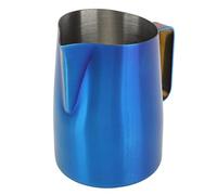 Stylebest Montalatte con design smussato e belle tazze per latte e caffè, per latte art, acciaio inossidabile 304, blu, 1 tazza per latte (600 ml)