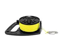 Stylebest Mulinello da Immersione Bobina di Corda di Ancoraggio in Nylon Resistente per Snorkeling e Sport Acquatici Cavo da (ruota nera)