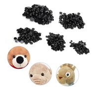 Stylebest Occhi di Sicurezza, Bottoni Artigianali in Plastica da 10-18 Mm | Confezione da 500 pezzi, adatta per bambole, materiale durevole, utilizzo versatile