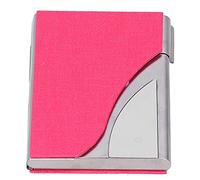 Stylebest Organizer per biglietti da visita premium con design sottile, grande capacità, per uomini e donne, acciaio inossidabile e pelle PU, 9,5 x 6 x 1 cm (980 #A)