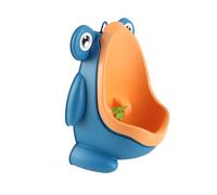 Stylebest Orinatoio per Bambini, Design Simpatico Cartone Animato per Vasino per Bambini, Trainer per pipì Montato a Parete con Obiettivo di Mira per Ragazzi da 0 a 8 Anni (Blu)