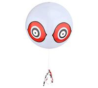 Stylebest Palloncino Gonfiabile per Spaventare gli Uccelli con Occhi da Predatore 3D e Colori Vivaci per un Efficace Repellente per Uccelli Nei Frutteti e Nei Terreni Agricoli (Bianca)