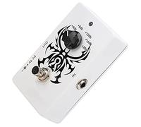 Stylebest Pedale Effetto Chitarra Boost True Bypass Regolabile per Musicisti Design in Metallo Bianco 1 unità