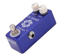 Stylebest Pedale Effetto Chorus Analogico per Chitarra Elettrica con True Bypass e Indicatore LED in Custodia in Metallo Blu per Studi Musicali e Concerti