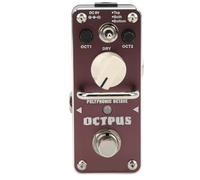 Stylebest Pedale Effetto per Chitarra True Bypass Accessorio Ottava Durevole per Musicisti Metallo Ramato 1 unità