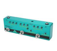 Stylebest Pedale per Chitarra Multieffetto 5 in 1 True Bypass Buffer per Basso Elettrico - Design in Metallo per Musicisti