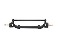Stylebest Perno di Collegamento Dell'asta dello Sterzo Dell'asse Anteriore, Lega di Alluminio Resistente, Progettato con Precisione per Auto RC Serie 1/14, 180 Mm (Nera)