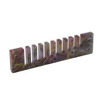 Stylebest Pettine per Armonica - Materiale Acrilico Premium, Superficie Piatta per la Tenuta della Piastra Ance, Adatto per Crossover/Deluxe di Bande Marine, 1 Pezzo (Succinite)