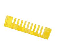 Stylebest Pettine per Armonica - Materiale Acrilico Premium, Superficie Piatta per la Tenuta della Piastra Ance, Adatto per Crossover/Deluxe di Bande Marine, 1 Pezzo (Gialla)