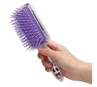 Stylebest Pettine per Capelli per Bambini con Paillettes Dal Design Elegante per il Massaggio Quotidiano del Cuoio Capelluto e L'uso Dal Parrucchiere - Strumento Leggero in Plastica in Grigio,