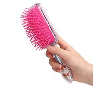 Stylebest Pettine per Capelli per Bambini con Paillettes Dal Design Elegante per il Massaggio Quotidiano del Cuoio Capelluto e L'uso Dal Parrucchiere - Strumento Leggero in Plastica in Grigio,