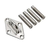 Stylebest Piastra con Occhiello di Ancoraggio Resistente in Acciaio Inossidabile per Amache, Altalene, Yoga e Altro, Forte capacità di Carico di 250 Kg, Kit Completo per Appendere Al Soffitto