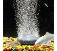 Stylebest Piastra per Ossigeno Aeratore in Pietra a per Mini Pompa per Acquario Idroponico, Design Smerigliato Grigio Squisito, Aumenta L'ossigeno Disciolto, Ideale per la Vita Acquatica (8 cm/3,1