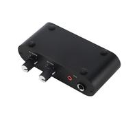 Stylebest Piccolo Preamplificatore Audio Stereo Amplificatore per Cuffie Leggero e Compatto per la Casa e il Viaggio ABS Alluminio 3 Porte di Uscita