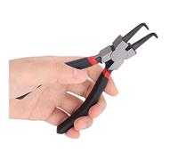 Stylebest Pinza per Anelli di Sicurezza Curvi Interni, Pinza per Anelli Elastici in Acciaio Al Carbonio Durevole, per Elastici di Facile Presa per Riparazioni Automobilistiche 6 Pollici