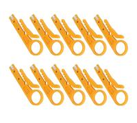 Stylebest Pinza per Crimpare Spelafili da 10 Pezzi per Elettricisti, Resistente Acciaio Inossidabile ABS, Formato Mini per Cavi CAT-5, CAT-5e e -6