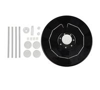 Stylebest Pompa per Fontana Solare da 3,5 W Caratteristica Dell'acqua Galleggiante Silenziosa e Compatta per Vasca da Bagno per Uccelli Decorazione del Giardino ABS 17 Accessori