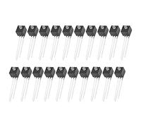 Stylebest Portalampada a Diodo Luminoso a LED da 20 Pezzi, Anodo Comune, Base di Emissione di Luce Durevole per Progetti a LED, Nylon 3 Mm (A sinistra rosso, a destra verde)