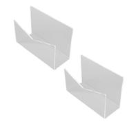 Stylebest Portalettere in acrilico, elegante organizer trasparente per la posta sulla scrivania, ufficio domestico, 2 unità