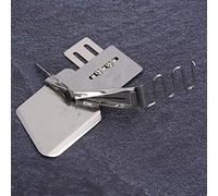Stylebest Raccoglitore per Nastro Ad Alta Resistenza per Orlatore da Cucito a 4 Pieghe per Macchine a Punto Annodato e Orli per Indumenti in Acciaio Inossidabile (28 mm)