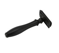 Stylebest Rasoio a Doppia Lama Nero, Rasoio di Sicurezza Manuale Ecologico, Coltello per Depilazione del Corpo per Salone di Casa, Materiale in Lega di Zinco