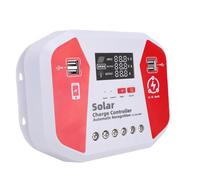 Stylebest Regolatore di Carica Solare 100A MPPT, Display LCD | Rilevamento multitensione, 4 uscite USB, Fasi di ricarica intelligenti, per le batterie