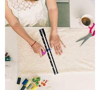 Stylebest Righello Patchwork Strumento Durevole per Quilting per Progetti di Cucito Fai-da-te Acciaio Inossidabile 5 G 1 Pezzo