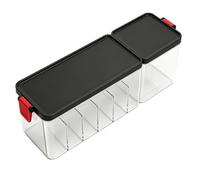 Stylebest Scatola Portacavi, Custodia per Cavo di Ricarica in Plastica Robusta per Ufficio Domestico, Design Compatto, 1 unità (Nera)