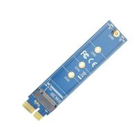 Stylebest Scheda Adattatore NVME per SSD M.2 NGFF con Interfaccia PCI-E 1X - Scheda di Espansione Blu ABS Resistente per Test di unità a Stato Solido e Aggiornamenti Firmware