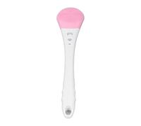 Stylebest Scrubber Elettrico per il Corpo Manico Lungo Impermeabile per L'uso Quotidiano Sotto la Doccia Spazzola Esfoliante in Silicone Morbido 16,9 Pollici (Rosa)
