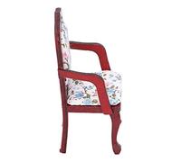 Stylebest Sedia in Miniatura per Casa delle Bambole in Scala 1:12 Poltrona in Legno retrò per Decorazioni e Regali per Casa delle Bambole, 3,74 X 1,97 X,57 Pollici