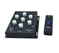 Stylebest Selettore Remoto per Antenna Coassiale a 6 Vie con Struttura Resistente in Lega di Alluminio per Stazione Base e Radio Portatili 800 W PEP 1 Ingresso 6 Uscite