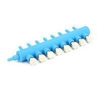 Stylebest Separatore di Flusso di Ossigeno per Acquario in Plastica Regolabile con Valvola Dell'aria Dell'acquario per Acquacoltura, Uscita da 5 Mm con 1 unità (1 min 8 con valvola)