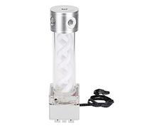 Stylebest Serbatoio della Pompa di Raffreddamento Ad Acqua Ad Alta Efficienza 800 L/h per Configurazione di Gioco per Computer Anodo in Alluminio Testa 4M, (Argento)