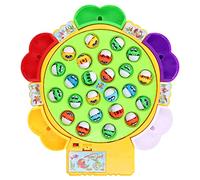 Stylebest Set da Gioco da Pesca con 24 Pesci Colorati e 5 Pali per attività di Gruppo e Coordinamento Dell'apprendimento