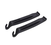 Stylebest Set di 2 leve per pneumatici per bicicletta, in plastica dura, resistenti, per cambiare pneumatici e bici da strada, colore nero, 10,5 cm