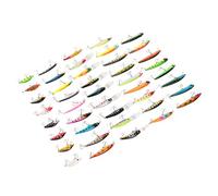 Stylebest Set di 43 esche da pesca con efficaci esche Minnow, esche artificiali ad alta resistenza per acqua dolce e salata, struttura in plastica e metallo durevole