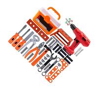 Stylebest Set di Attrezzi per Bambini da 42 Pezzi con Trapano Elettrico per Ragazzi per Stimolare il Pensiero e la Coordinazione occhio-mano. Plastica Resistente