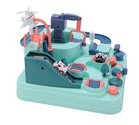 Stylebest Set di Auto da Pista per Assemblaggio Fai-da-te, Kit di Piste Colorate per Giochi Al Coperto in età Prescolare 3+, Materiale ABS per Bambini