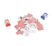 Stylebest Set di Carte da Gioco in Miniatura per Accessori per Case delle Bambole, Simpatico Gioco di Simulazione in Scala 1/12 per Bambini, Carte di Carta Durevoli, 54 Pezzi
