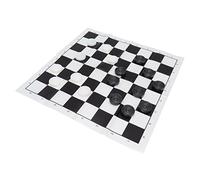 Stylebest Set di Dama Pezzi Impilabili in Plastica Bianca Nera per Gioco da Tavolo con Andatura Familiare con Scatola Trasparente Adatta per Bambini di età Superiore a 3 Anni